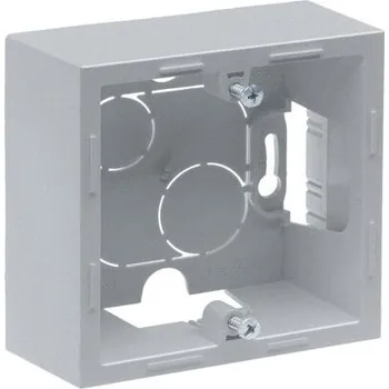 vypínač LEGRAND 721394 SUNO krabice pro povrchovou montáž jednoduchá, hliník