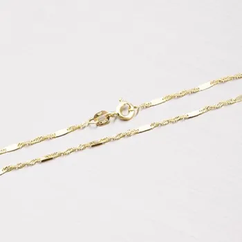 Řetízek Řetízek žluté zlato 585 - Lambada 45-1129 délka 38 cm