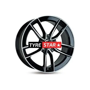 Alu kolo Keskin KT21 8,5x19 5x112 ET30 BLACK FRONT POLISH