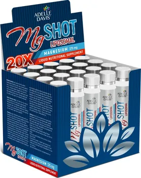 Adelle Davis MgSHOT Liposomal Magnesium 375 mg 20x 25 ml