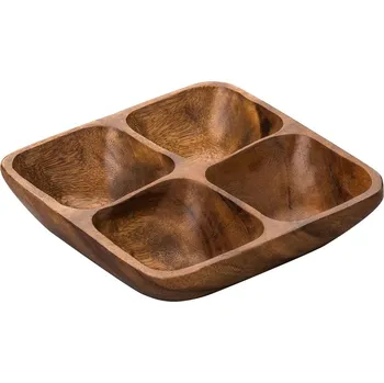 Hnědá dřevěná servírovací mísa Kora – Premier Housewares ID_658884