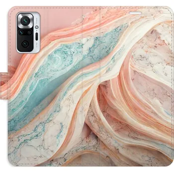 Pouzdro na mobilní telefon Flipové pouzdro iSaprio - Colour Marble - Xiaomi Redmi Note 10 Pro