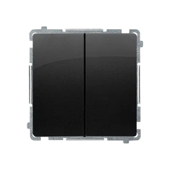 vypínač SIMON BMW6/2.01/49 Přepínač dvojitý střídavý, řazení 6+6, (strojek s krytem) 10AX, 250V~, šroubové s