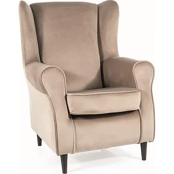 Křeslo Křeslo BARON, Béžový Bluvel 40/Wenge