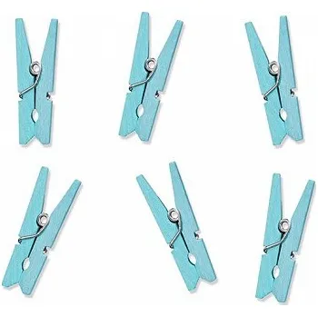 Kolíček na prádlo Nebesky modré kolíčky - dřevo