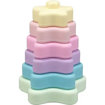 Hračka pro nejmenší Baby Edukační hračka pyramida hvězdy Sunny