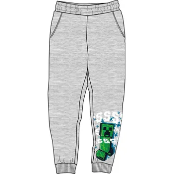 TEPLÁKY MINECRAFT 163 šedé Velikost: 140