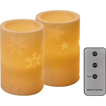 Svíčka Vosková LED svíčka EMOS DCCV14 sada 2ks
