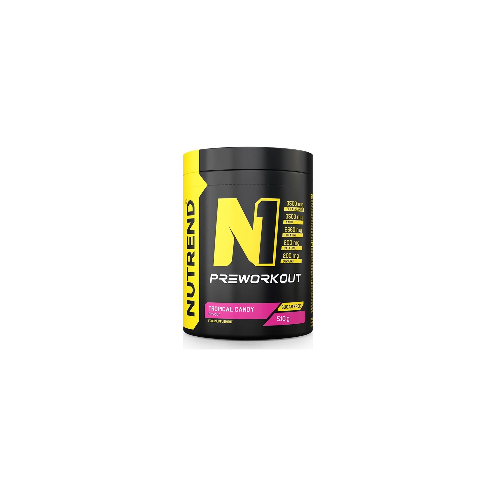 Fotografie 1 - Anabolizér Nutrend N1 Pre-Workout 510 g tropical candy