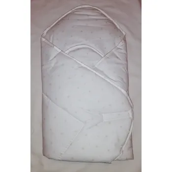 Zavinovačka Miminu Zavinovačka s výztuží Béžové hvězdičky na bílé bavlně