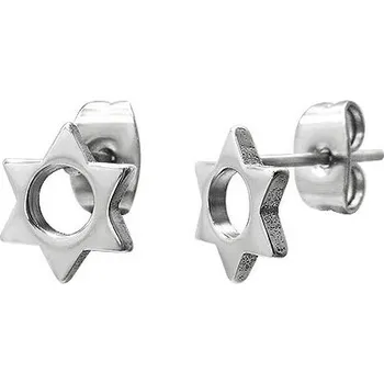 Náušnice Dámské náušnice ocel hvězdičky GJES045