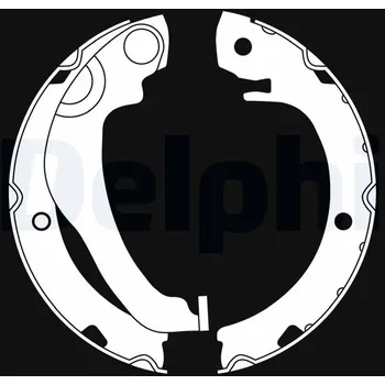 Brzdová čelist Sada brzdových čelistí DELPHI LS2020