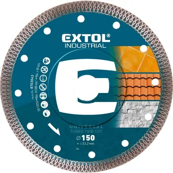 Řezný kotouč Extol Industrial Universal Turbo Thin Cut