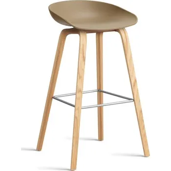 Barová židle HAY Barová stolička AAS 32 High Lacquered Oak Veneer, clay