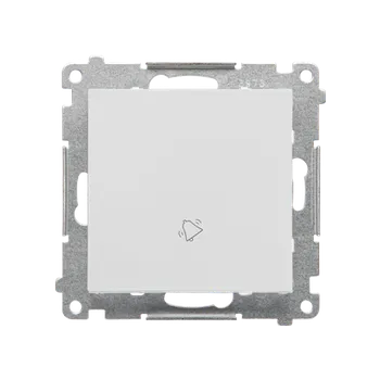 vypínač SIMON TD1.01/114 Ovladač zapínací s piktogramem "zvonek" (přístroj s krytem), řazení 1/0, 10 A / 250