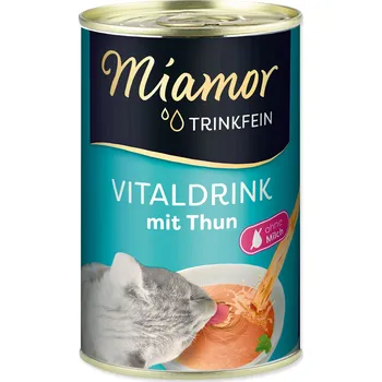 Krmivo pro kočku 12ks Vital drink MIAMOR tuňák 135ml