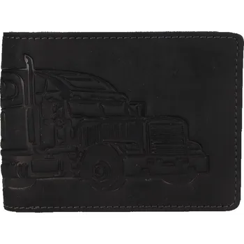 Peněženka Lagen Pánská kožená peněženka 219173 kamion - černá