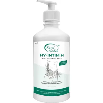 Aromaterapie Karel Hadek HY-INTIM H mycí olej pro muže, 500 ml