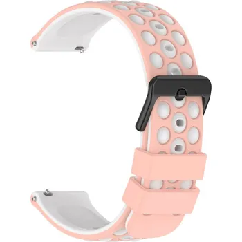 Řemínek na hodinky Silikonový řemínek na hodinky 20 mm růžový