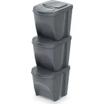 Odpadkové koše 3 x 25 l SORTIBOX IKWB 25S3 405U