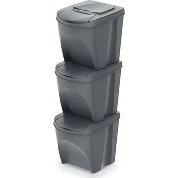 Odpadkový koš Odpadkové koše 3 x 25 l SORTIBOX IKWB 25S3 405U