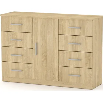 Komoda Komoda 8+1 lamino 120,2 x 39 x 85 cm