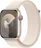 Apple Watch Series 9 45 mm Cellular, hvězdně bílý hliník s hvězdně bílým provlékacím řemínkem