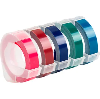 Tiskárna štítků MoTEX Cidy Embossing Label Tapes 6pcs Refills Set A