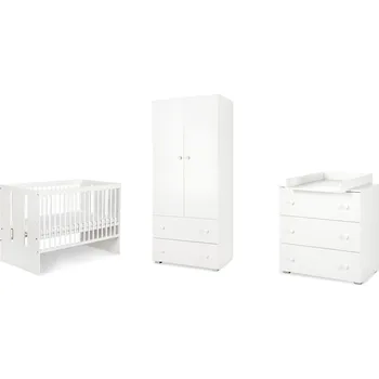 Dětská skříň Klups Dětský pokoj PAULA bílá