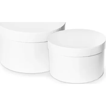 Flower box 2ks/pr.16-14cm V.10-9cm bílá