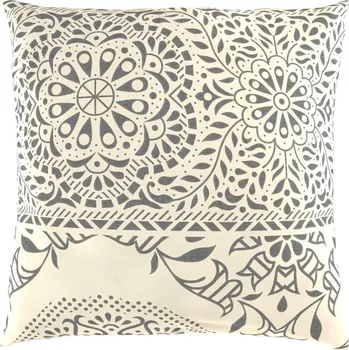 Bytový textil Povlak na polštář hladká bavlna DELUX BARA smetanová - 50x70cm