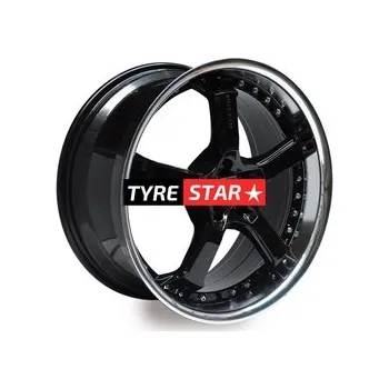 Alu kolo Keskin KT10 9,5x19 5x100 ET25 BLACK LIP POLISH