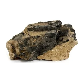 Dekorace do akvária MACENAUER Kámen Versteinertes Holz M (Fossilized Wood), barvité, 2,3-2,7 kg