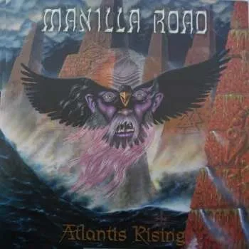 Zahraniční hudba LP Manilla Road: Atlantis Rising CLR | LTD 2022 Coloured Blue Aqua With White Splatter Vinyl Limited Edition