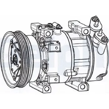 Klimatizace automobilu Kompresor, klimatizace DELPHI CS20533