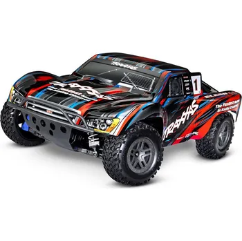 RC model auta 1:10 Traxxas Slash 2BL 4WD RTR (červený)