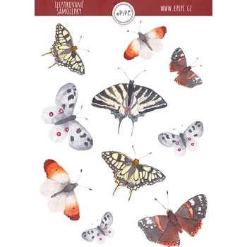 Samolepící dekorace ePiPí Samolepky - Motýli