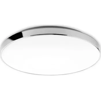 BRILONER LED stropní svítidlo, pr. 35,5 cm, 18 W, bílé-chrom BRI 3351-216