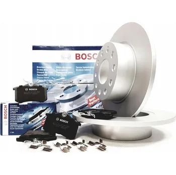 Brzdový komplet Brzdy kotouče a desky zadní ŠKODA OCTAVIA II III YETI 253mm - BOSCH