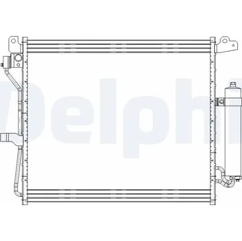 Klimatizace automobilu Kondenzátor, klimatizace DELPHI CF20228