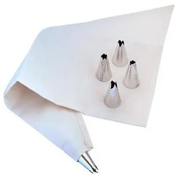 EBtex-cz cukrářský sáček - bavlna + 5 ks zdobiček 37 cm 880096