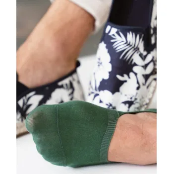 Pánské ponožky Pohodlné bavlněné ponožky s protiskluzovým silikonem Steven, zelená 41-43 i170_DX003058B