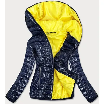 Dámská cargo bunda Tmavě modrá bunda pro ženy s kontrastní podšívkou 6K335H SWEST, odstíny modré L (40) i392_16848-49