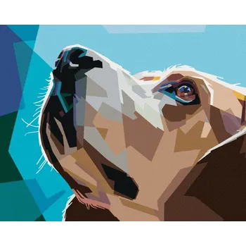 Hračka Diamondi Diamantové malování - PES BÍGL Rozměr: 40x50 cm, Rámování: bez rámu a bez vypnutí plátna