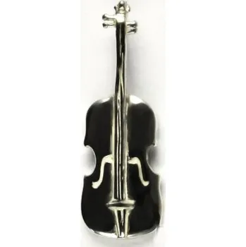 Přívěsek Stříbrný přívěsek housle - P258 (Stříbrný hudební nástroj housle)