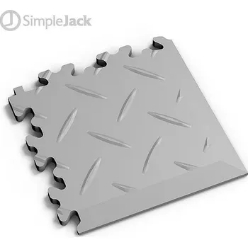 Dlažba Vinylový roh SimpleJack Stelar Crystal Barva: Šedá