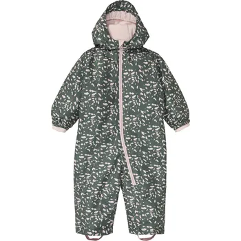 Dětský overall lupilu® Dívčí zimní overal s podšívkou (zelené vzorované, 92)