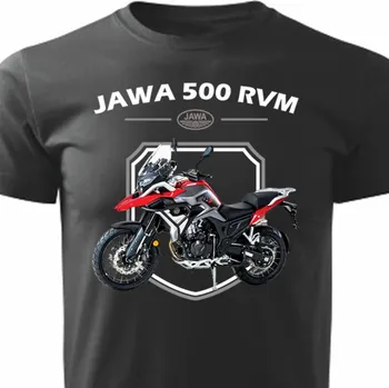 STRIKER Tričko jawa 500 RVM Adventure Barva: Černá, Velikost: S