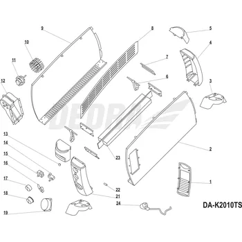 Termostat DEDRA XDA-K2010TS.14