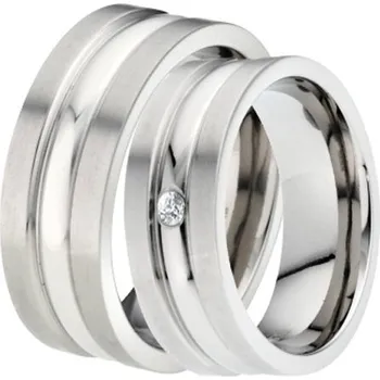 Prsten Snubní prsteny titan zirkon TR-88003